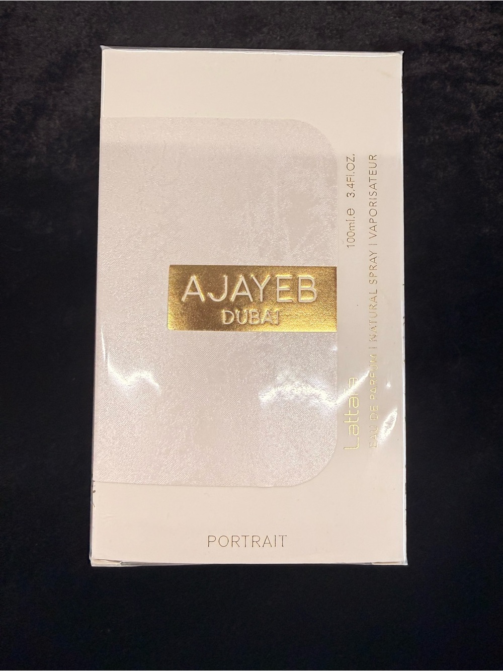 AJAYEB Dubai Fragrance Box - White & Gold